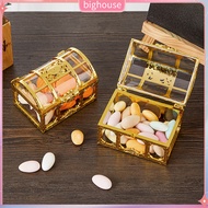 {biling}  Treasure Chest Party Favor Box Wedding Favor Boxes Party Favor Box Transparent Treasure Ch