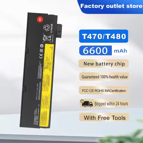 DXT New Laptop Battery For Lenovo Thinkpad T470 T480 T570 P52 01AV424 01AV425 P51S P52S 01AV427 01AV