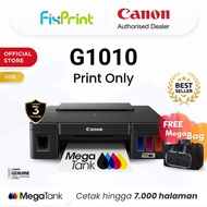 Printer Canon G1010 - Ink Tank Print Only USB - Garansi 3 Tahun - Roller Kertas Super Kuat - Penggan