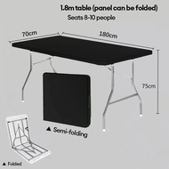 Foldable Banquet Table Multipurpose Folding Table Event / Desk / Catering / Buffet Folding Table / O