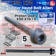 Proton Geely X50 X70 1.5 Cylinder Head Bolt Allen Key Screw (11mm X 174mm) 1025029600