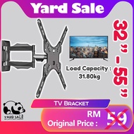 Yard Sale - 32”- 55” inch Full Motion TV Wall Bracket Mount Holder TV Bracket TV Holder Adjustable T