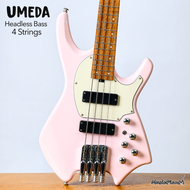 เบสหัวตัด Umeda - Active Headless Bass 4 Strings
