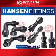 Hansen Fitting Elbow,Tee,Socket,Coupling,Tank Connector / Poly Fitting / Poly Connector (For Poly, P