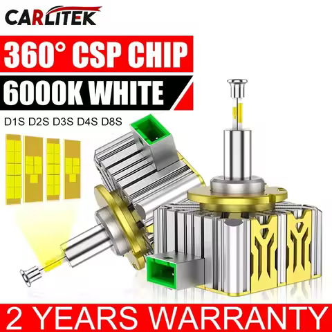 360 3D D1S D3S LED For Lenses Car Headlights Bulbs Canbus D2S D4S D8S Led HID Kit D1R D2R D3R Auto L