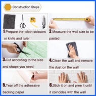 ❁ ✨ ❐ Wallpaper 30pcs 35X38.5cm Wall Stickers PE Foam 3D WallPaper Brick safety Waterproof Self Adh