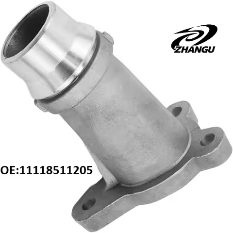 ZHANGU 11118511205 Aluminium Engine Water Pipe Connector for BMW B38 B48 F35 F20 G38 G12 G01 G15 G20
