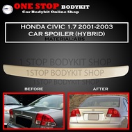 HONDA CIVIC ES 1.7 RX2 2001-2003 OE REAR TRUNK SPOILER LIP ABS SKIRT LIP BODYKIT