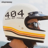 Ready Stock 404 127.0.0.1 Creative Code Helmet Decoration Sticker Motorcycle Electric Motorcycle Unique Warning Sticker Reflective Sticker