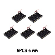 3PCS/5PCS/10PCS/15PCS 1 Slots AA Battery Case Box Holder Storage Case with Lead Wire