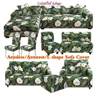 COD Green Color Sofa Cover Set Sofa Cover L Shape Universal Sofa Cover Armless Sofa Cover 3 Seater