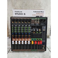 Mixer Audio Phaselab Studio6
6Ch Input Xlr Combo.,
Phantom Powers Per