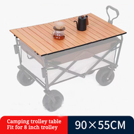 8Inch Wwagon trolley camping equipment Foldable wagon trolley camping Beach Shopping camping trolley