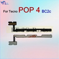 For Tecno Pop 4 BC2c BC1s Power On Off Volume Button Flex Cable Replacement Parts