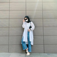 Hanley Long Shirt Baju Tunik Wanita Terbaru 2021 Atasan Muslim