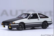 autoart 頭文字D ae86 黑蓋 合金版