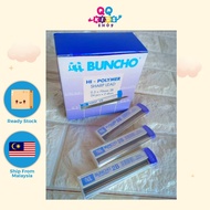Stok Sedia Isi Pensel Mekanikal Buncho Hi Polymer 0.5mm 2B / Buncho Hi Polymer 0.5mm 2B Pencil Lead 