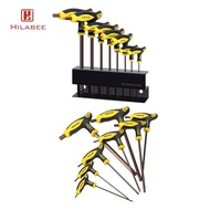 [UsusexaMY] 8x T-handle Set, Bicycle Hex Key Tool, Robust Heavy-duty Bicycle Hex Key Hex Key Set for