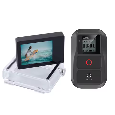 New Smart Remote Control For GoPro Hero 7 6 5 4 Session Accessories +Go Pro LCD Display BacPac Scree