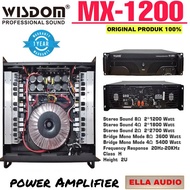 Power Wisdom MX1200 2-Channel Amplifier power wisdom MX-1200