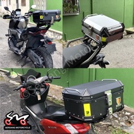 CHE JUE Aluminium Top Box 25L 30L 35L 45L Motorcycle Motosikal Aluminum Rear Back Tail Kotak XMAX VERSYS GTR BMW XADV