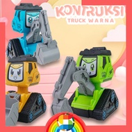 Boys' Construction Truck Toy Character Color/ Children's Construction Truck Toy / Truck Toy 6608