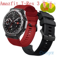 Amazfit T REX 3 Silicone Band Accessories For Amazfit T-REX 3 Smart Watch Silicone Strap Wristband M