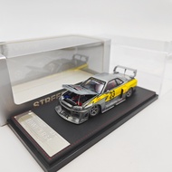 SW 1:64รถนิสสัน GT-R ER34 LBWK เคลือบใสรุ่นพิเศษเปิดประทุนโมเดลรถโลหะผสม