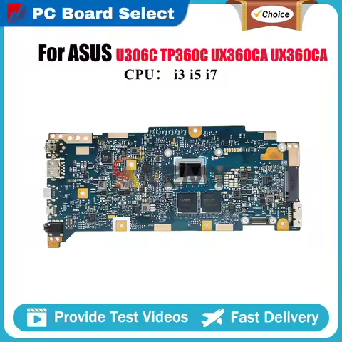 UX360CA Laptop Motherboard For ASUS ZenBook UX360C U306C TP360C UX360CA Notebook Mainboard With i3 i