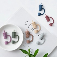 Oolab杯款矽膠防塵【細】吸管蓋 (七色)