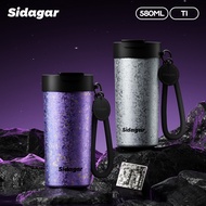 Sidagar High Quality Pure Titanium Lightweight Thermos Bottle Portable tumbler tahan sejuk Thermos B