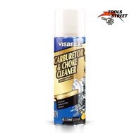 VISBELLA CARBURETOR​&amp;​CHOKE CLEANER 450ML สเปรย์ทำความสะอาดเครื่องยนต์ น้ำยาล้างคราบน้ำมัน คาร์บูเรเตอร์วาล์ว ของแท้ 100% (ราคาต่อ 1 ขวด)