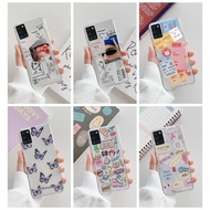 Samsung Galaxy A31 Case Clear Fashion Label Silicone TPU Soft Back Cover Samsung A31 A 31 Phone Case