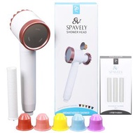 SPAVELY - 韓國人氣 SPA 護膚過濾花灑頭+濾芯 送維他命C香薰膠囊 (5粒) & 過濾花灑濾芯 3件入*【套裝】 - 50064/50132