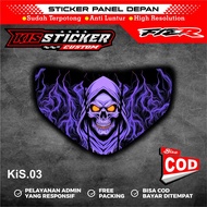 FIZ R FRONT TIE WING PANEL STRIPING STICKER FIZ R 2-STROKE AG STYLE COOL MOTIF KiS.03