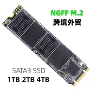NGFF M.2 Pengembangan 1TB 2TB 4TB SATA3.0 SSD Kelajuan Tinggi Pemacu Keadaan Pepejal 2280m