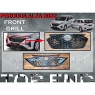 PERODUA ALZA 2022 2023 2024 MATERIAL ABS SPORT STYLE FRONT GRILLE DEPAN BUMPER GRILLE ALZA NEW CAR B