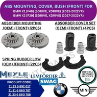 BMW (OEM) ABSORBER MOUNTING, COVER, STOPPER, RUBBER (FRONT, REAR) FOR BMW X1 [F48] '15-22YR / BMW X2