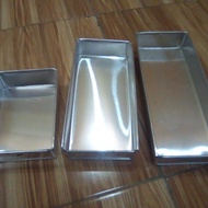 Brownie pan measuring 15x10 | 18x10 | 20x10 | 22x10 | 24x10 | 26x10 | 28x10 | 30x10 high 4