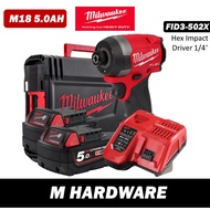 Milwaukee FID3-502X / FID3-0X0 M18 FUELTM Hex Impact Driver 1/4”