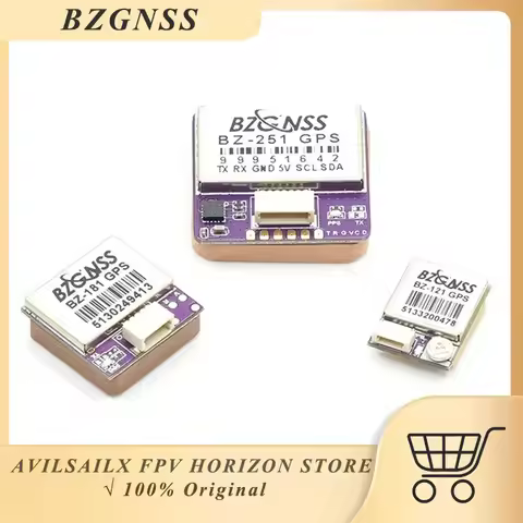 BZGNSS BZ121 BZ181 BZ251 GPS Module Dual Protocol for FPV Racing Drone Fast Positioning Flight Contr