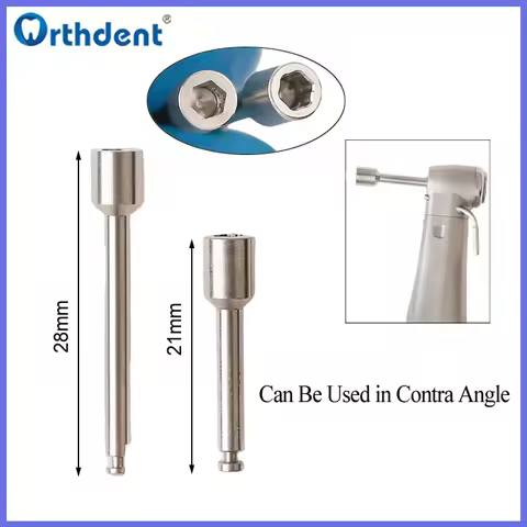 1Pc Dental Implant Mini Screw Orthodontic Adaptor Hexagonal Small Short Stem Key Surgery Tools For D