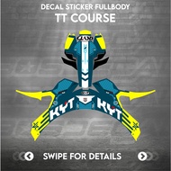 Decal helmet Sticker kyt TTCourse TTC motif Fuselage