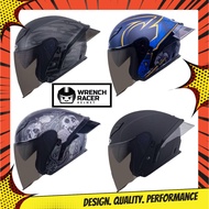 Helmet ZEUS ZS-631 Open Face Helmet (With Double Visor And Spoiler)