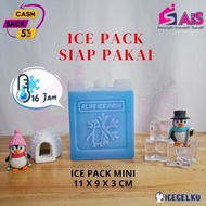 Icegelku ICE PACK MINI 11x9cm ICE PACK Ready To Use ICE GEL PACK BOX BLUE PACK ICEPACK COOLER BOX ICEGEL COOLER BAG ICE PACK AIR COOLER ICE PACK Breast Milk BAG