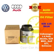 ( 100% ORIGINAL ) Audi Volkswagen Oil Filter - Volkswagen 1.4 Polo, Beetle, Golf MK6 , Golf GTI, Sci