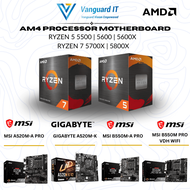 AMD RYZEN 5000Series 7000Series (5700X/5600X/5800X/5500/5600) AM4 PROCESSOR 3 YEARS WARRANTY COMBO D
