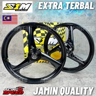 “EXTRA TERBAL” S1M 3 Batang Sport Rim Y15 Y16 LC135 4S 5S V8 Fi Y125/ 3 Batang Oren Y15/Hitam 1.6x17