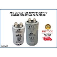 MOTOR STARTING CAPACITOR 150UF/200UF/250UF/300UF/350UF/400UF 250VAC