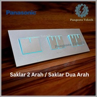 MATA Panasonic Style Single Switch 4 Small Switch + Large Hotel Model Switch (2 Way Switch) / e 6 Ga